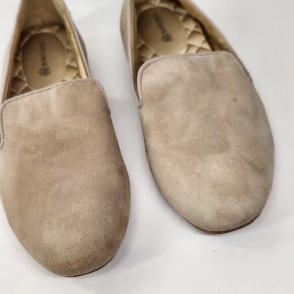 Birdies The Starling Latte Suede Loafers Size 5 Slip On Comfort Shoes Preppy - Picture 2 of 8
